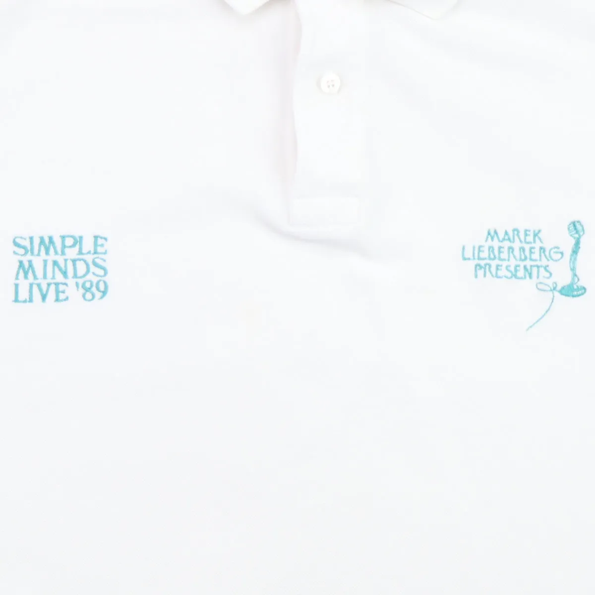 1989 Simple Minds Tour Crew Polo Shirt