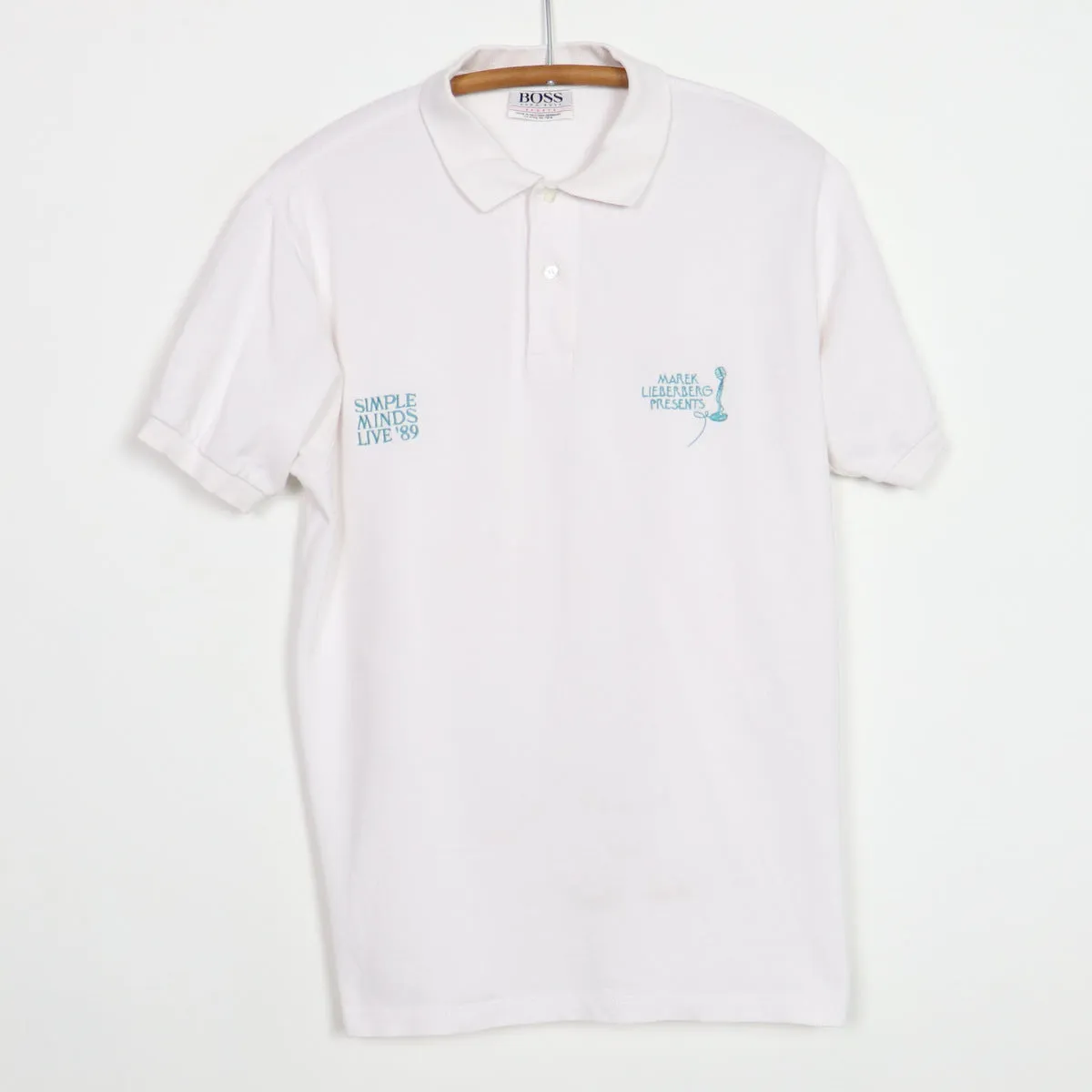 1989 Simple Minds Tour Crew Polo Shirt