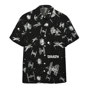 3D Star Custom Name Short Sleeve Shirt, Hawaiian Shirts for Men Short Sleeve Aloha Beach Shirt