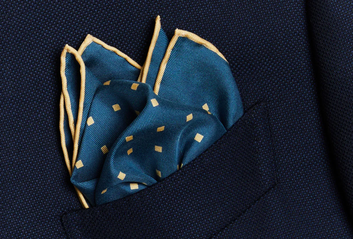 Diamond Silk Pocket Square