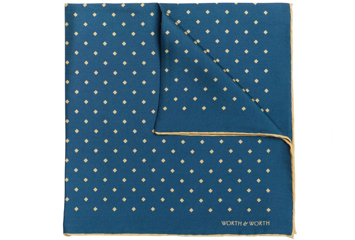 Diamond Silk Pocket Square