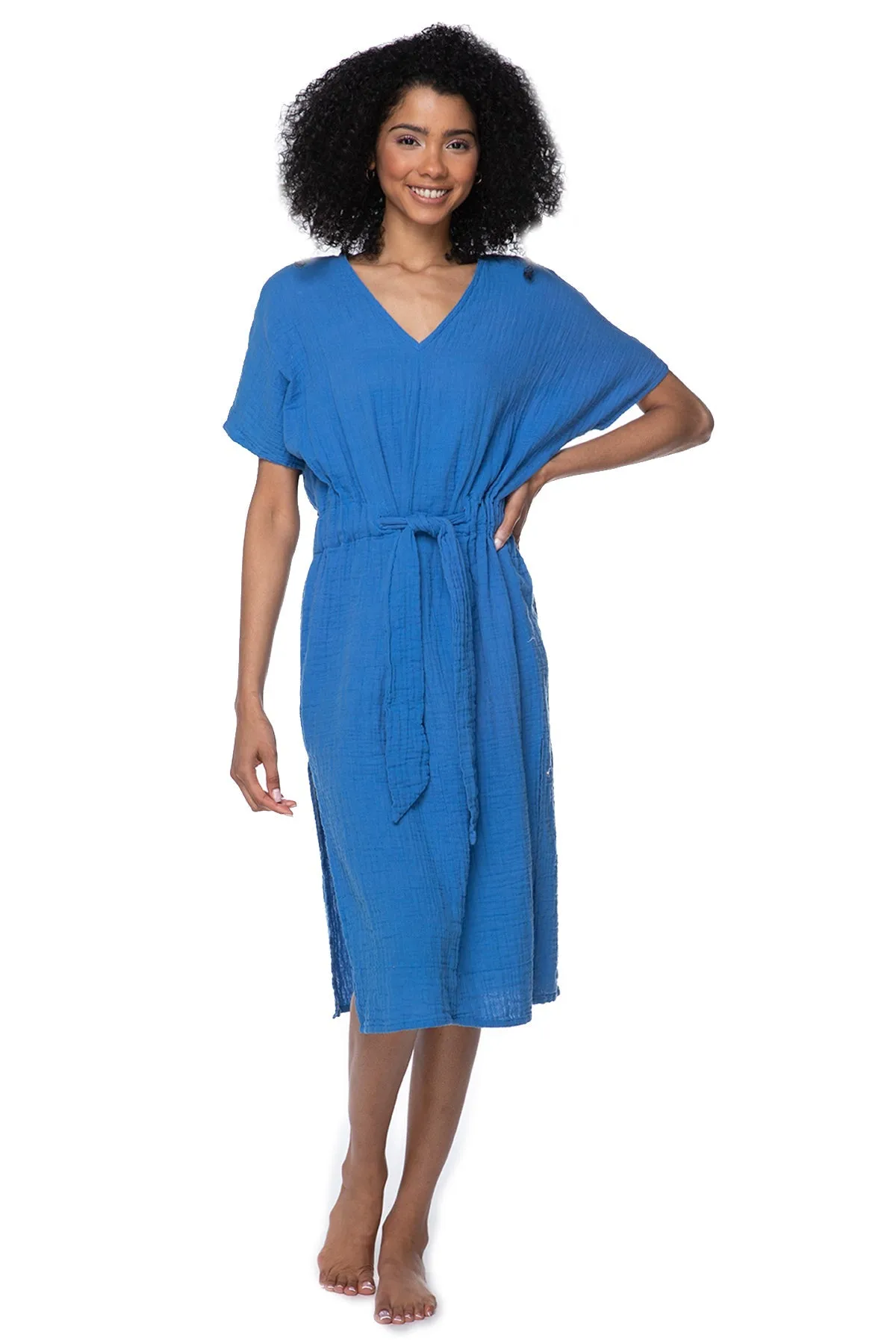 Double Gauze Bella Dress in Solids