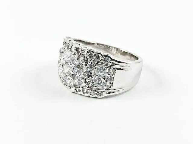 Elegant Unique Star Clover Design Brass Ring
