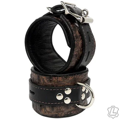 Exotic Leather Wrist Restraints