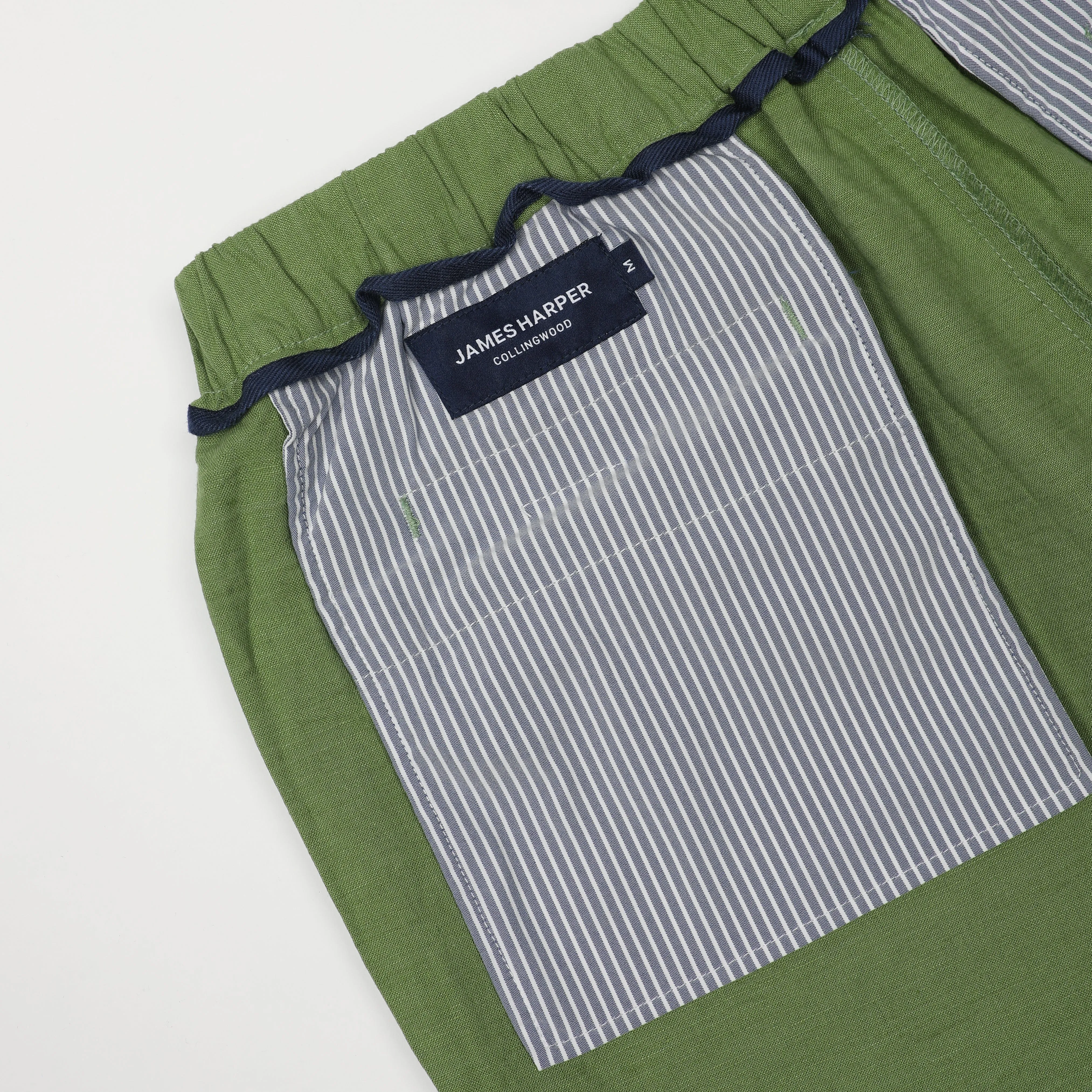 Forest Linen Relaxed Waist Short