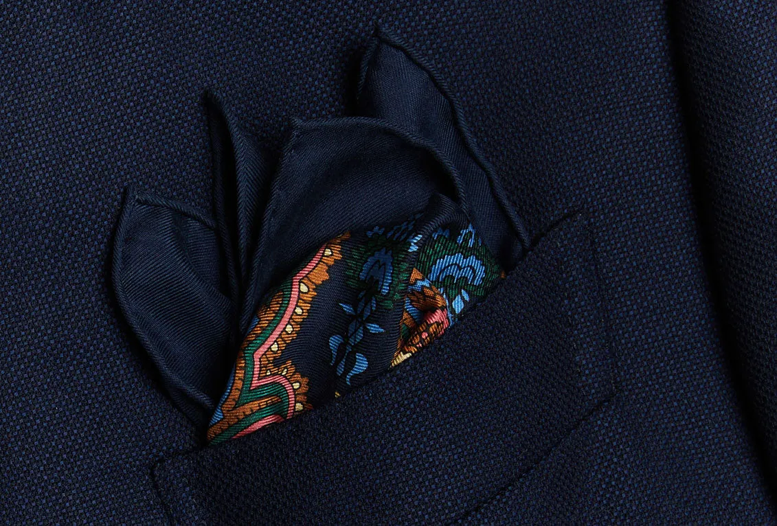 Ganesha Silk Pocket Square
