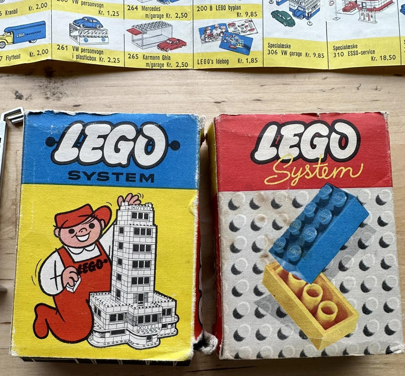 Lego Systems Vintage Lot Set 233, 231 Advertising Instructions Paper
