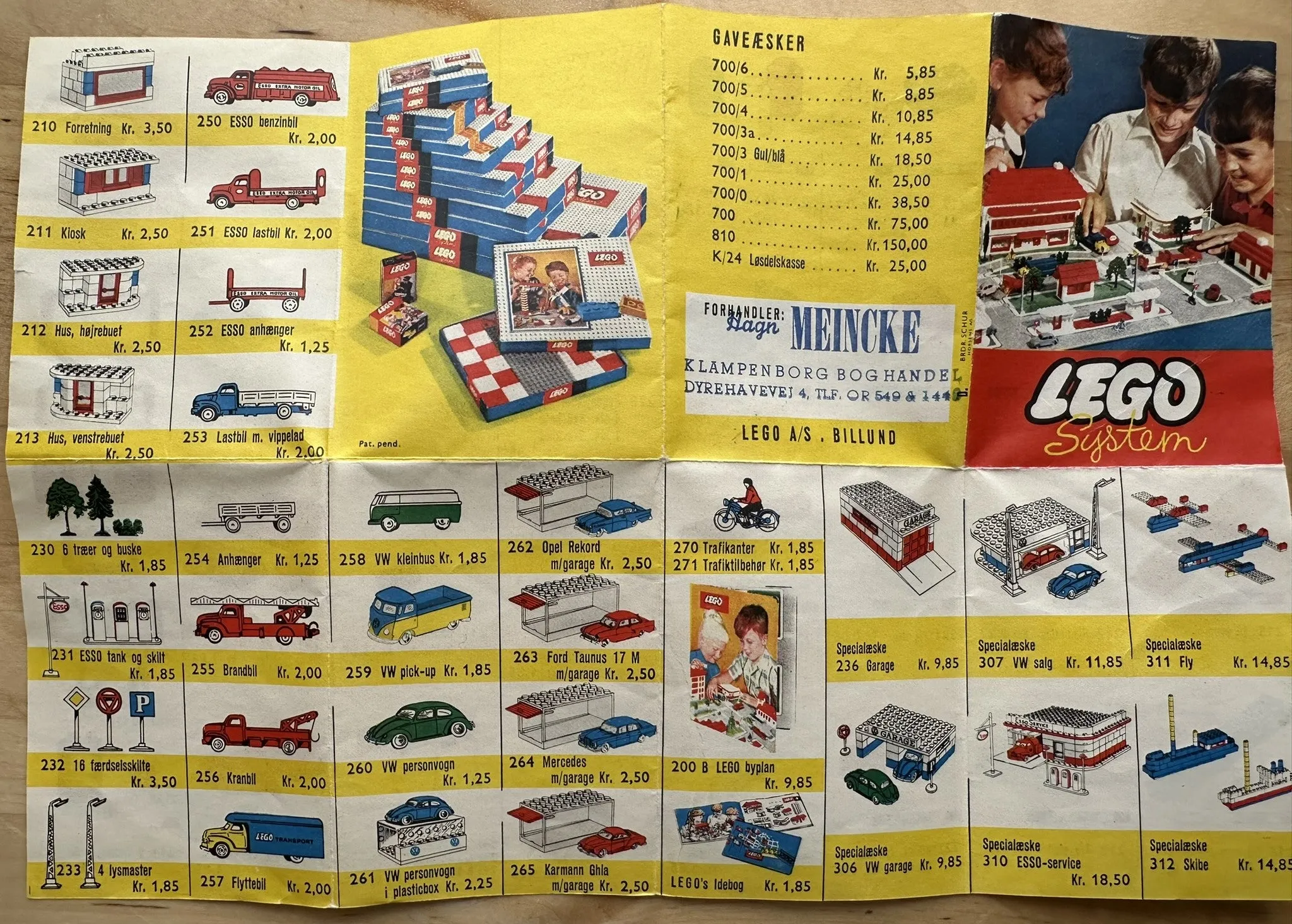Lego Systems Vintage Lot Set 233, 231 Advertising Instructions Paper