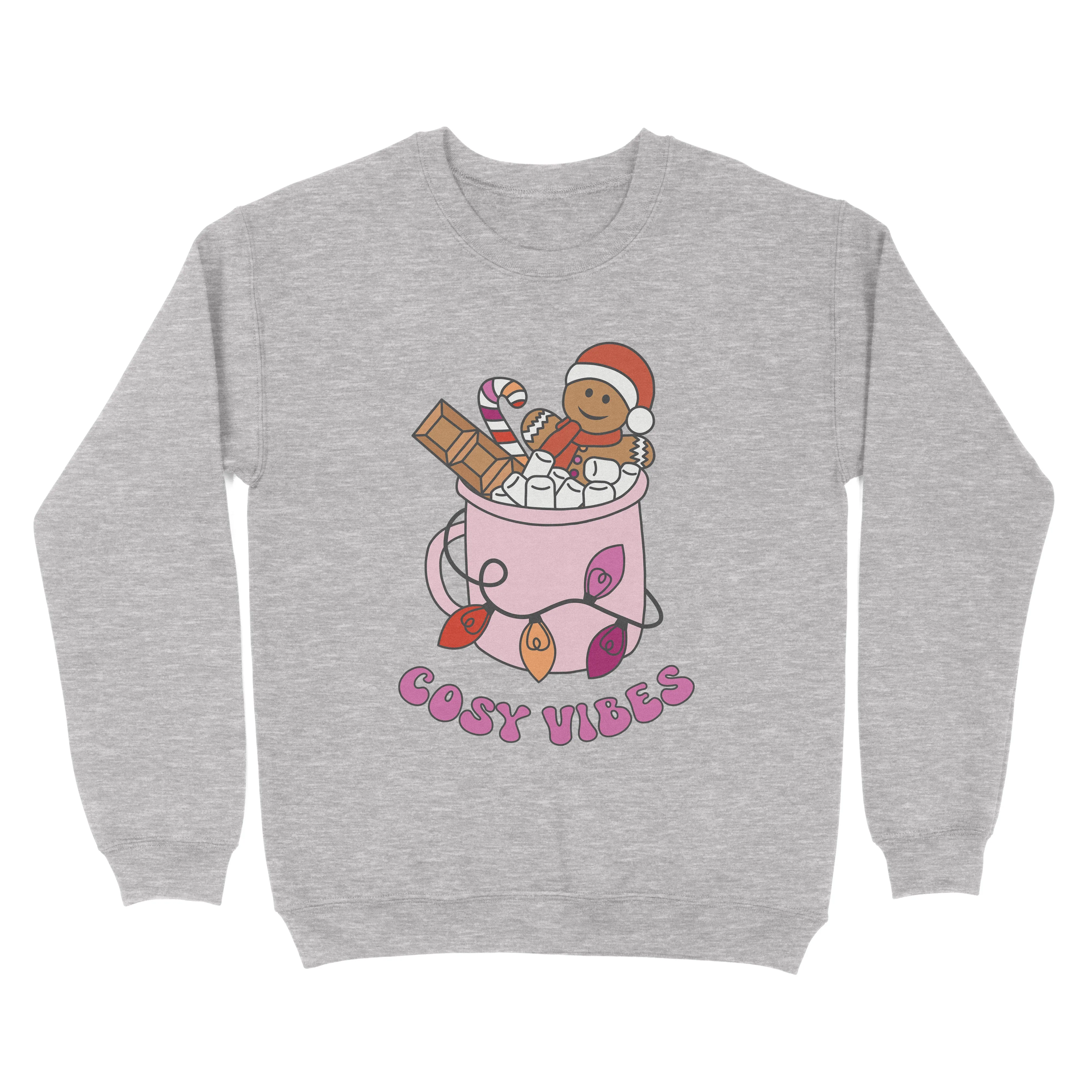Lesbian Cosy Vibes Subtle Pride Christmas Jumper