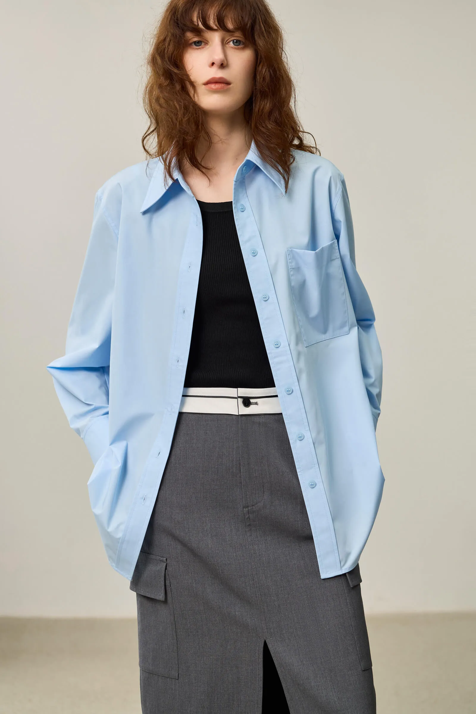 LILY Simple Comfortable Office Shirt