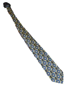 Missouri Tigers Eagles Wings Black Gold Multiple Logo Silk Neck Tie