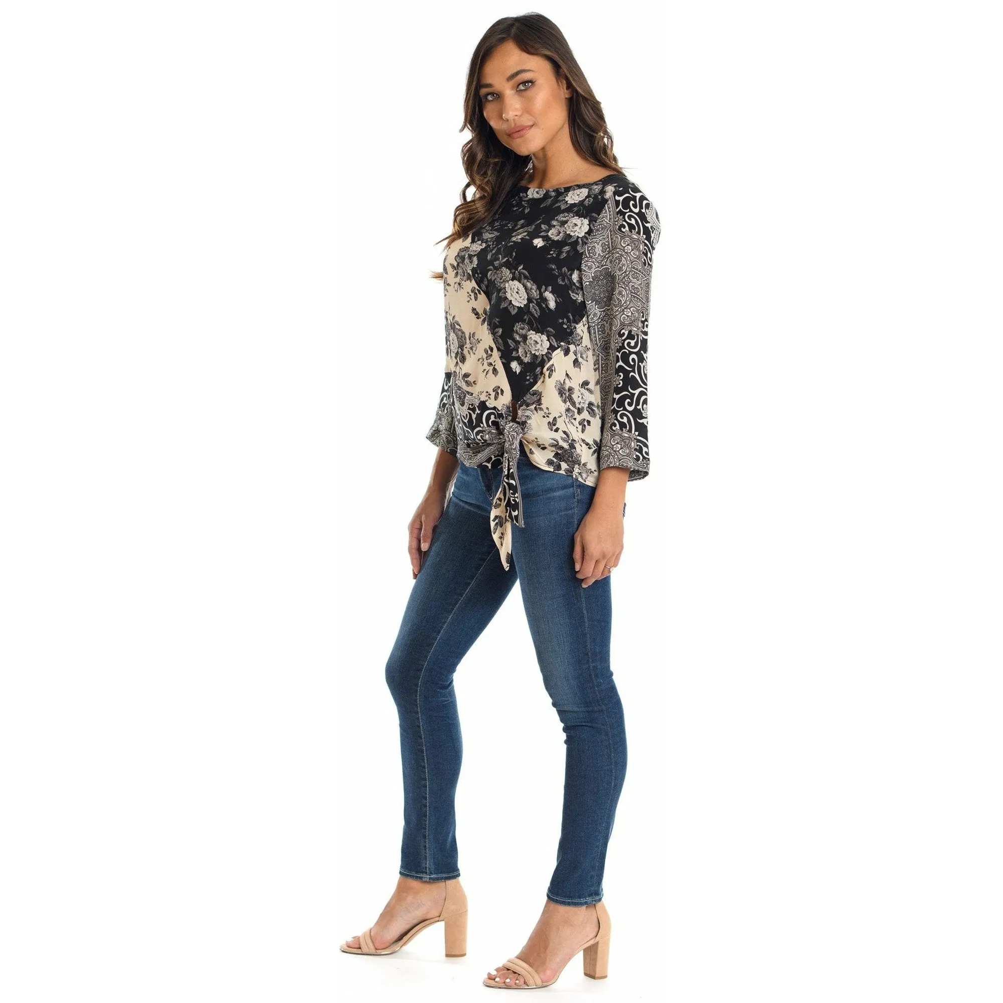 Nita Charcoal Top