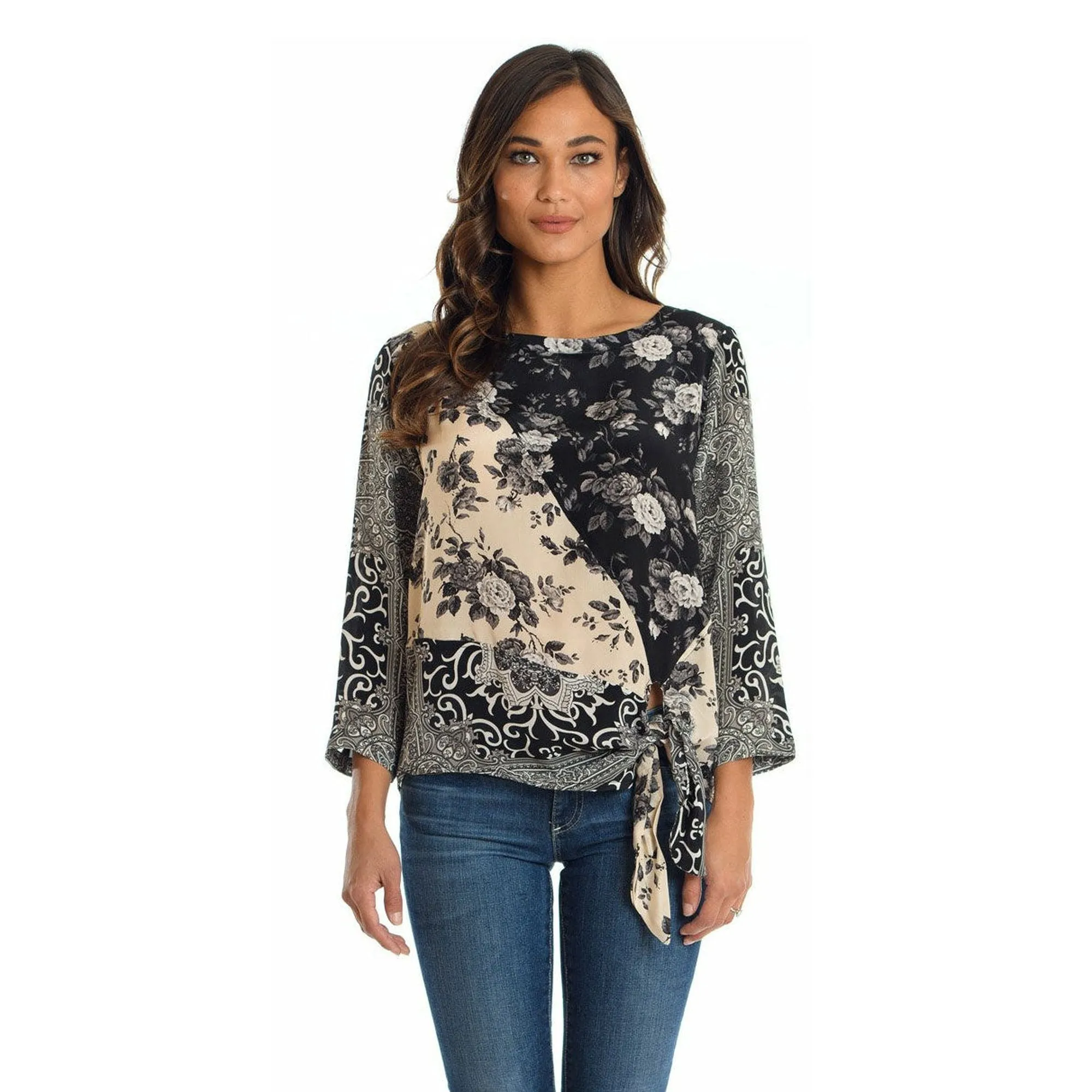Nita Charcoal Top