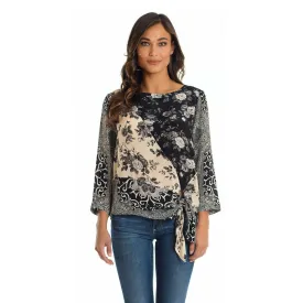 Nita Charcoal Top