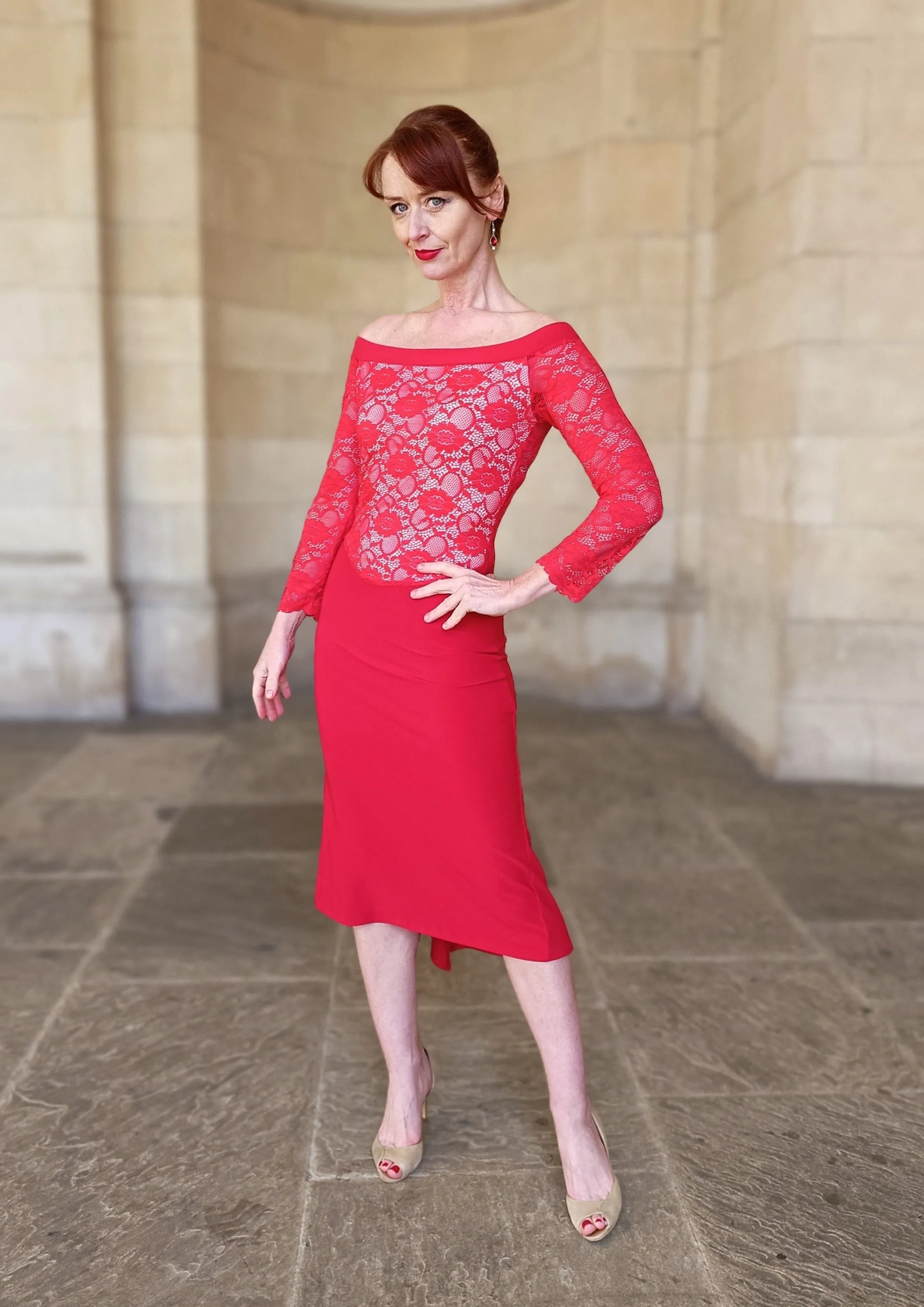 PALOMA dress with sleeves