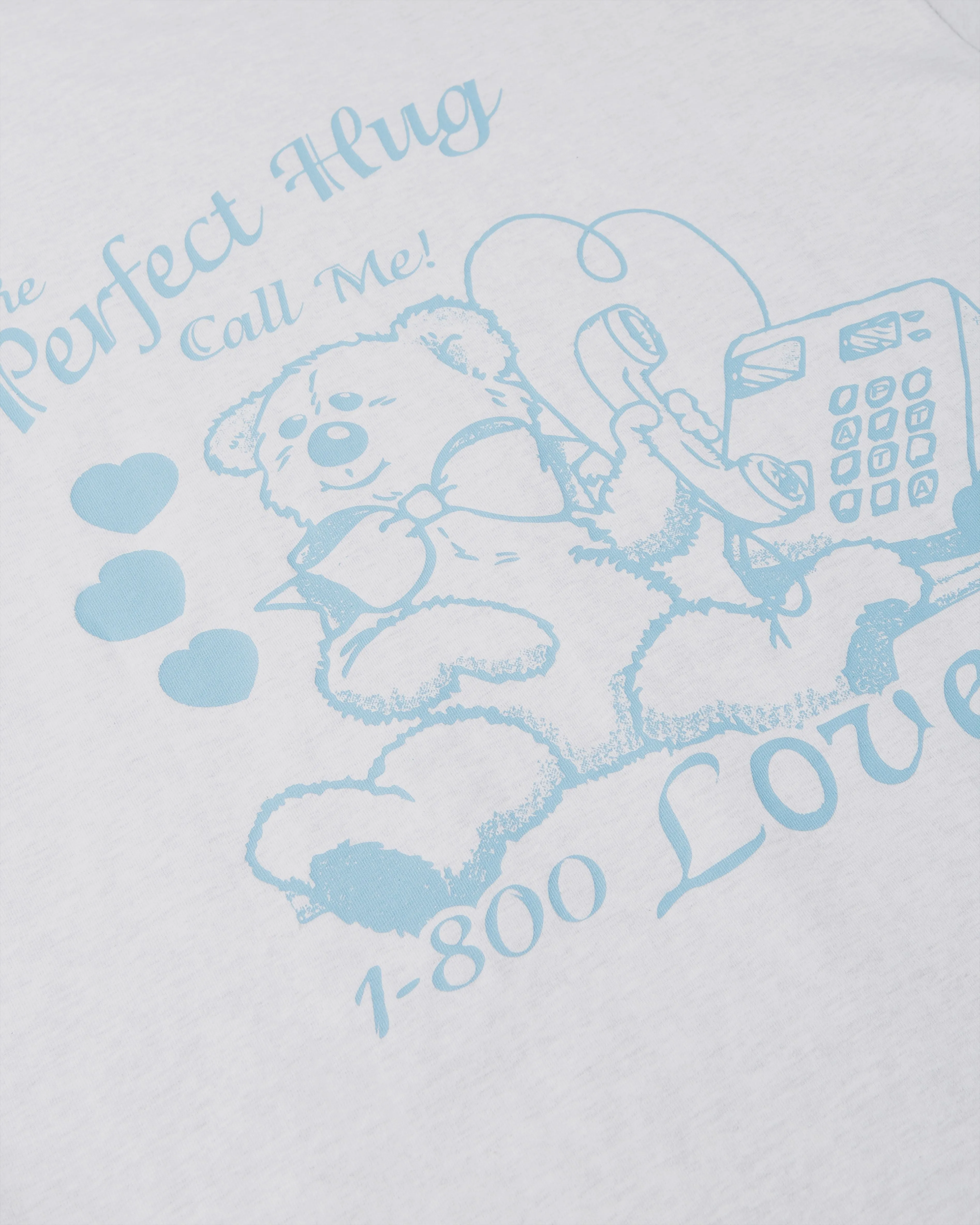 Patta Perfect Hug T-Shirt (Light Grey Melange)