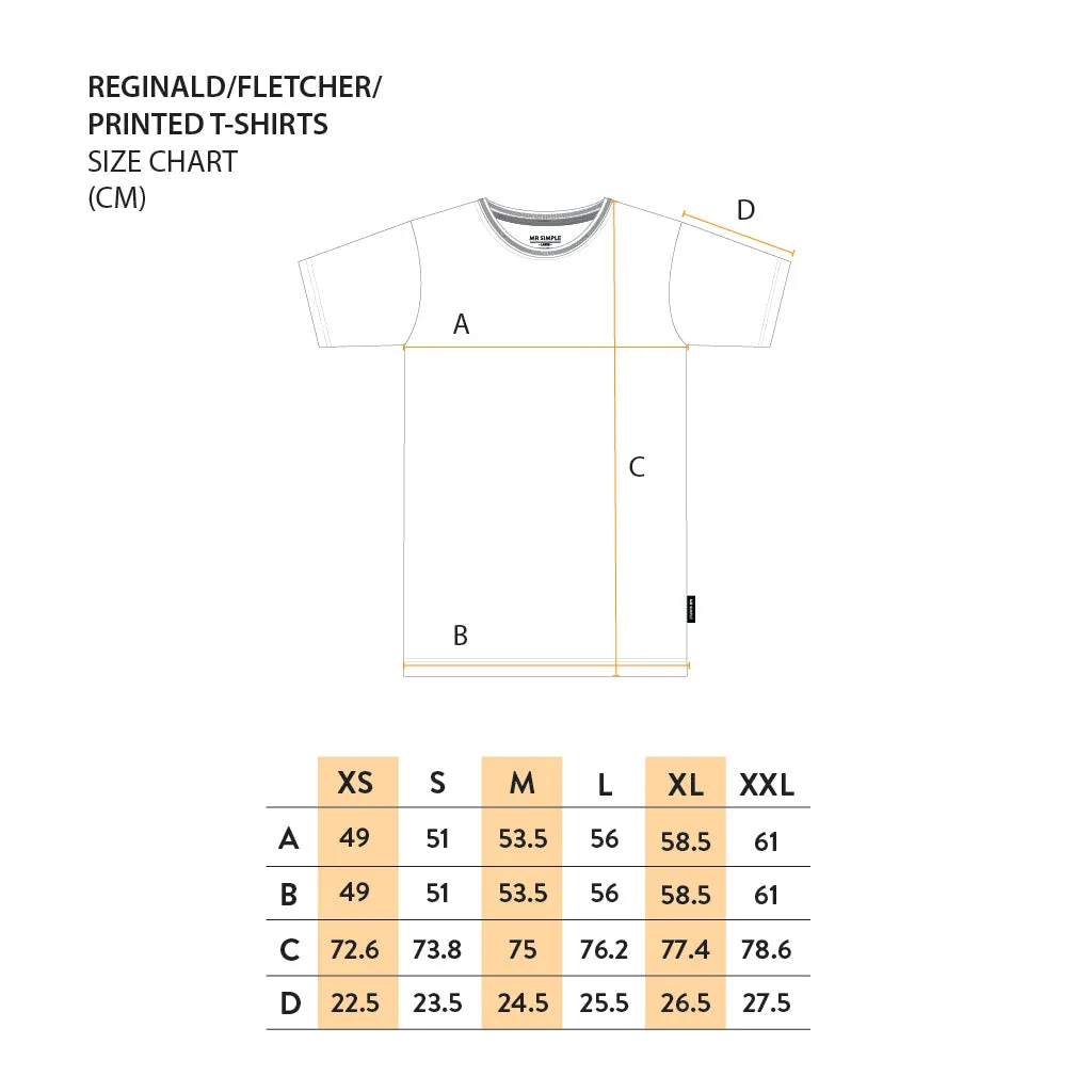 Reginald Organic Tee - Yellow Ochre