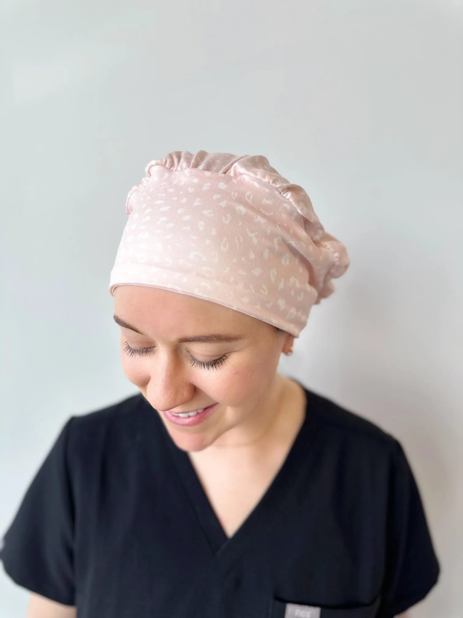 Scrub Hat - Subtle Cheetah