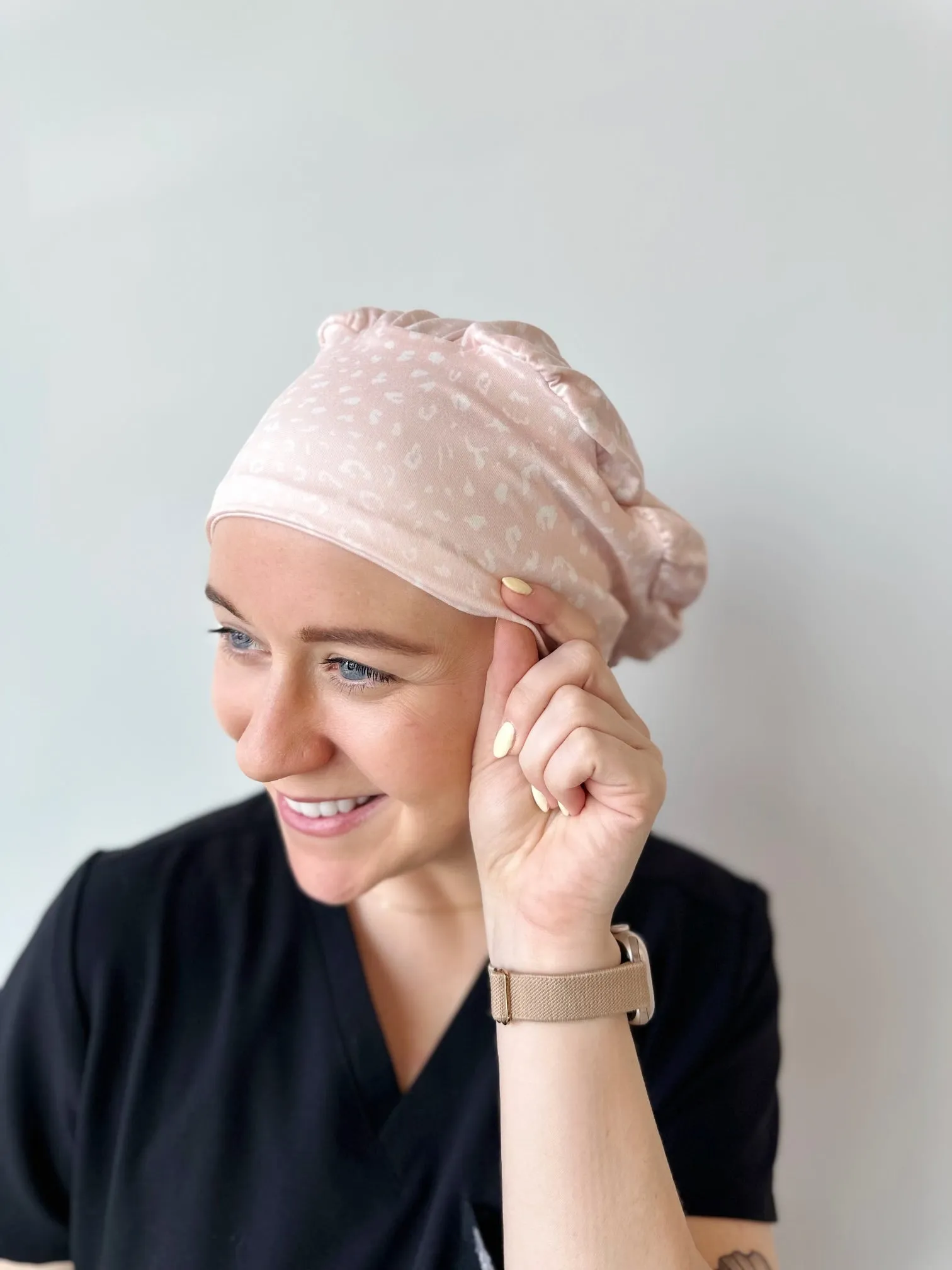 Scrub Hat - Subtle Cheetah