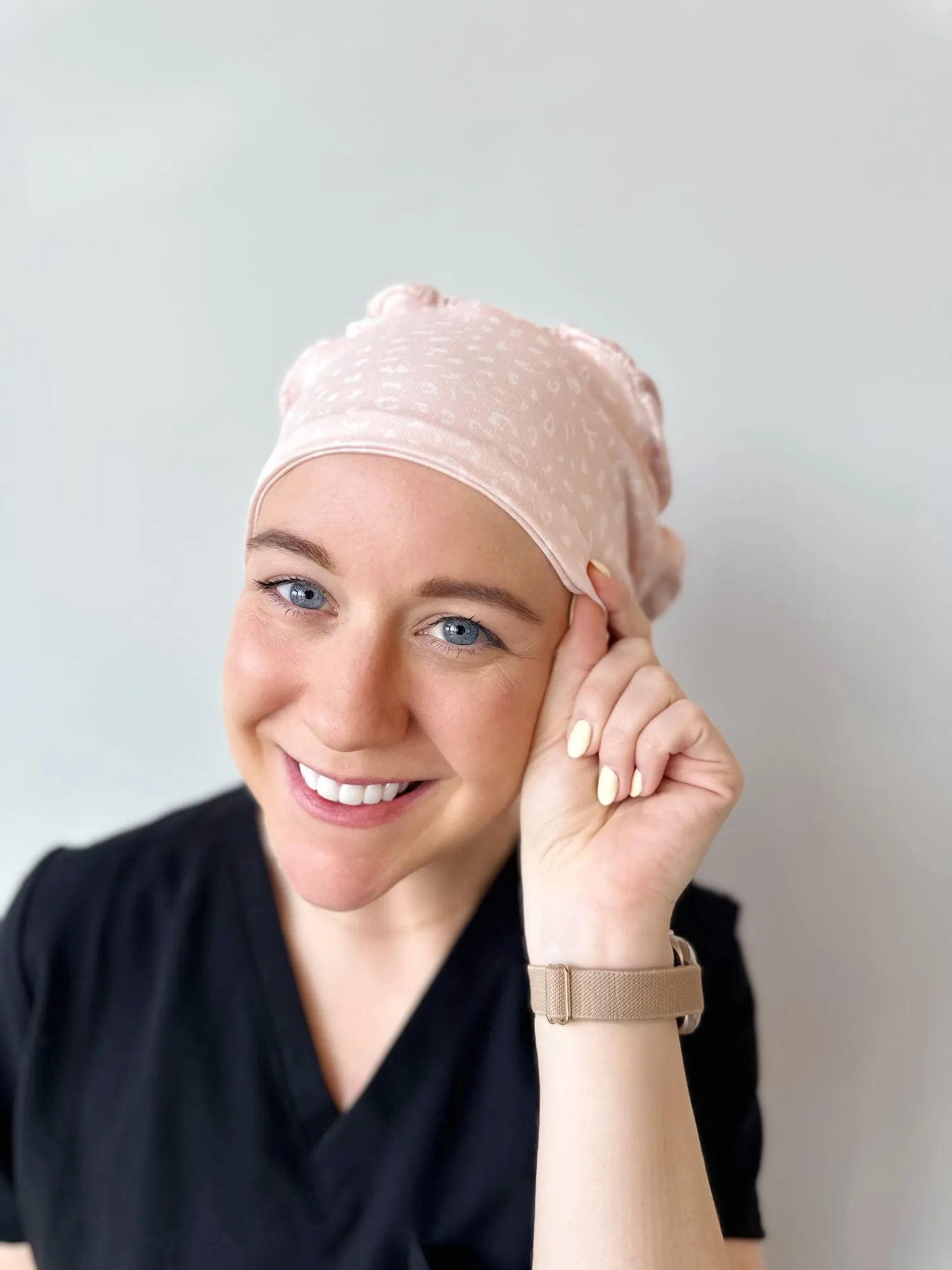 Scrub Hat - Subtle Cheetah