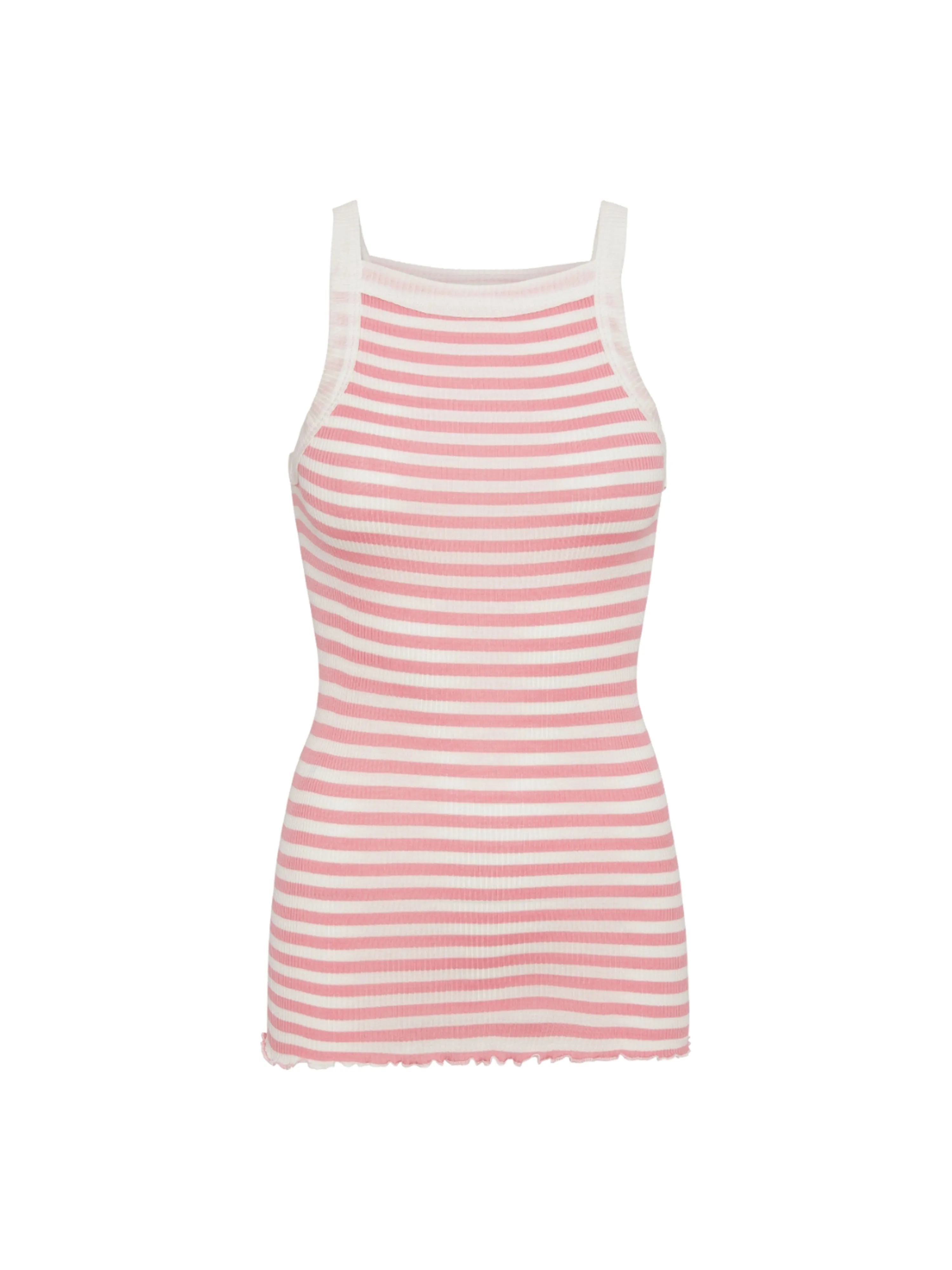 Silky Daze | Silk - Pink/Off-White