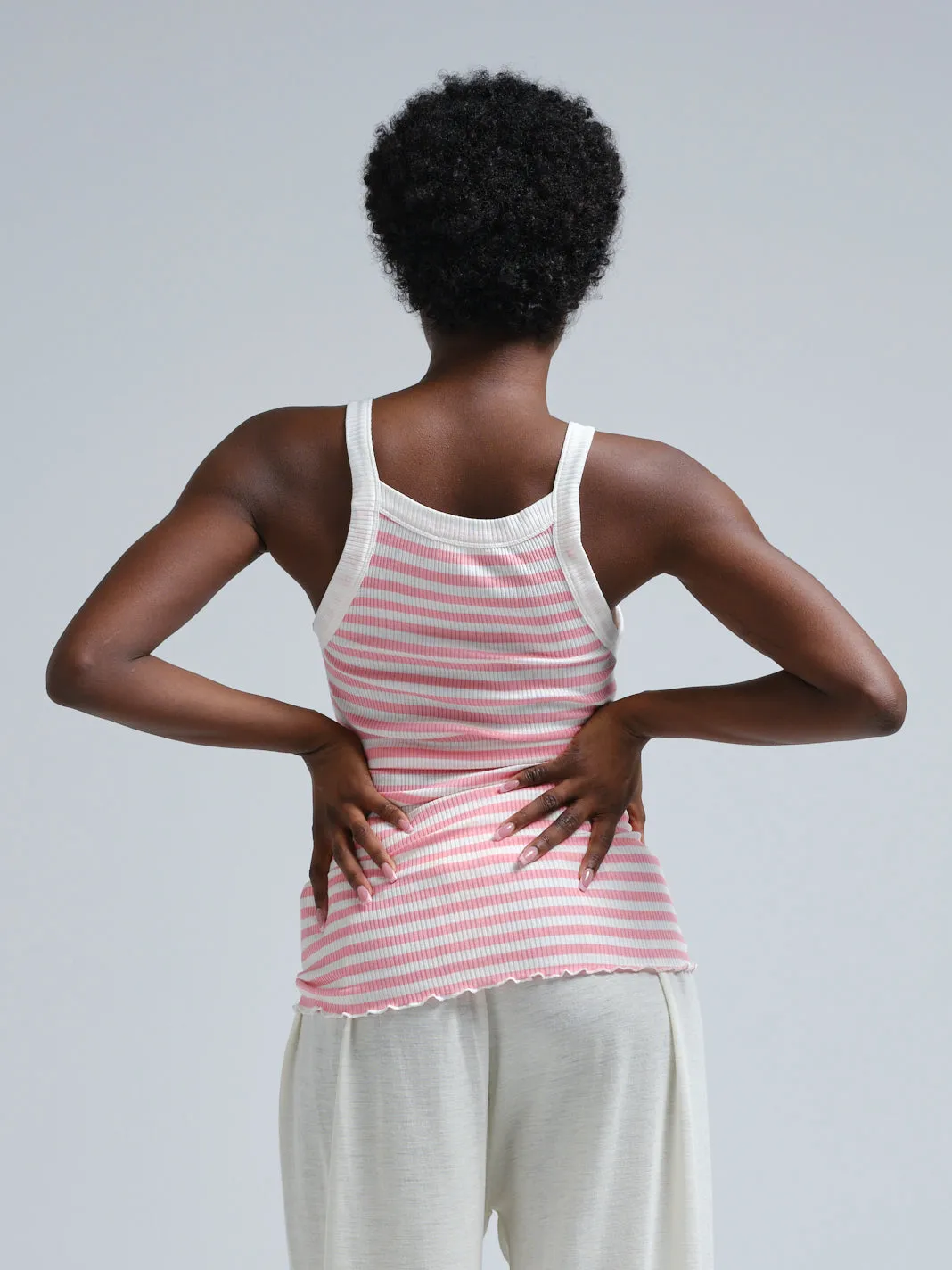 Silky Daze | Silk - Pink/Off-White