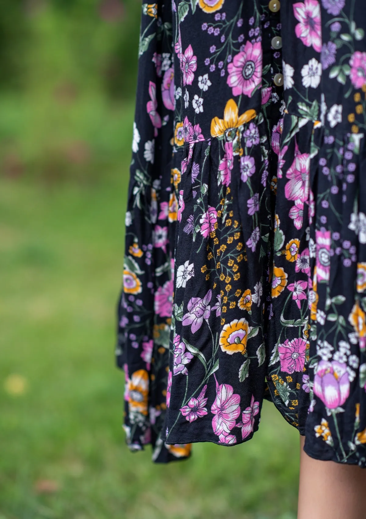 Simona Mix Flowers Fall Dress