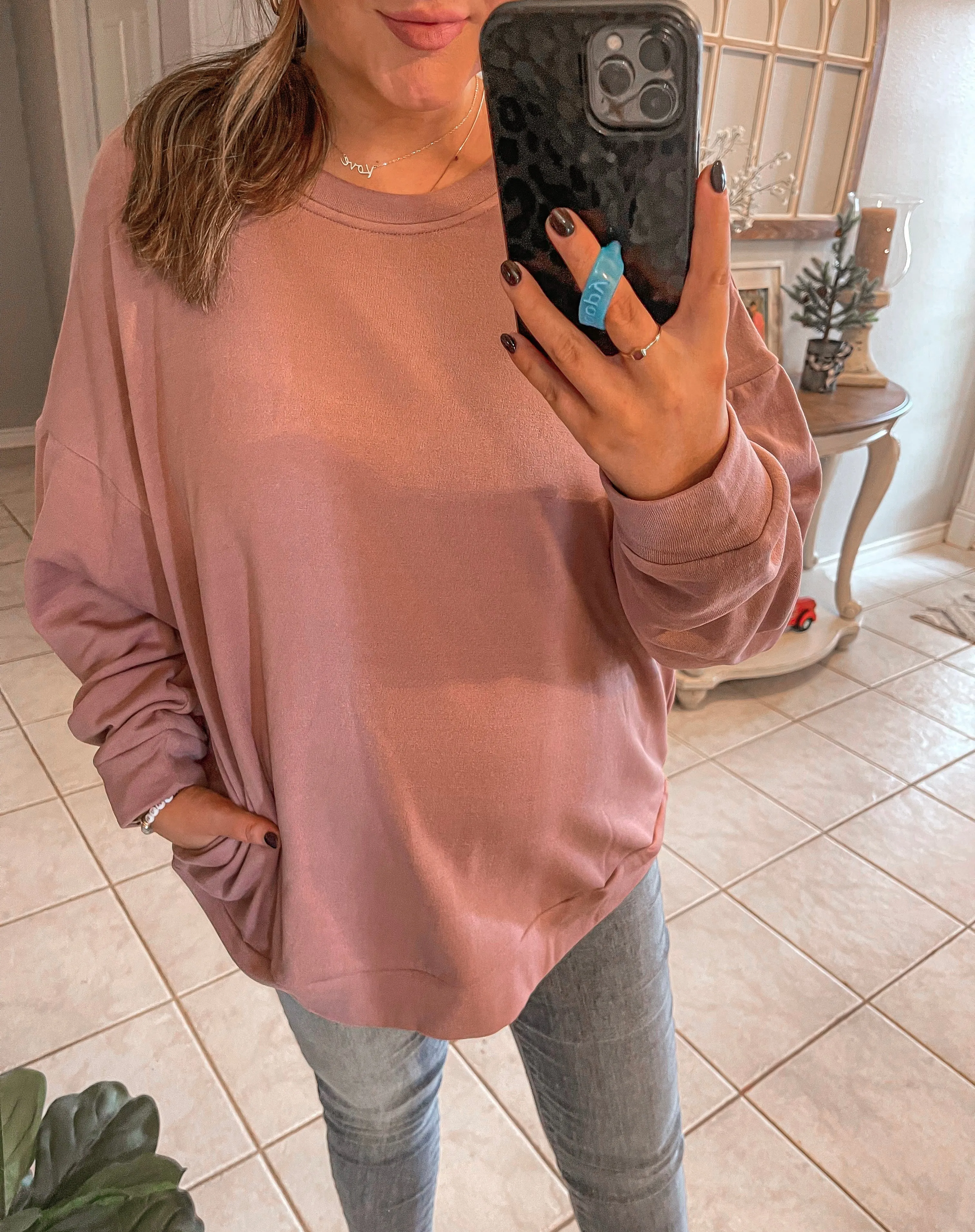 Time for Comfort Pocket Sweatshirt