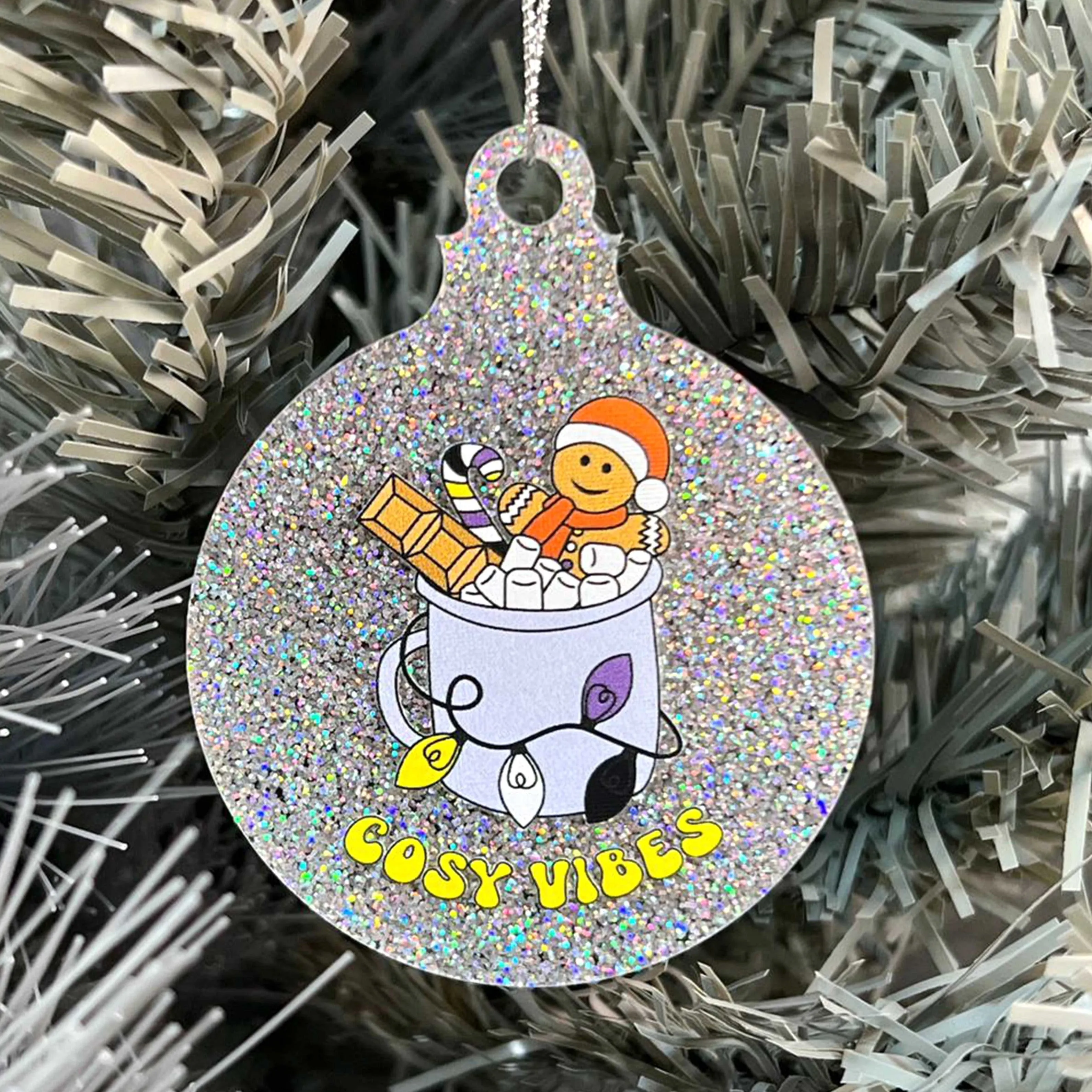 Transgender Cosy Vibes Subtle Christmas Bauble