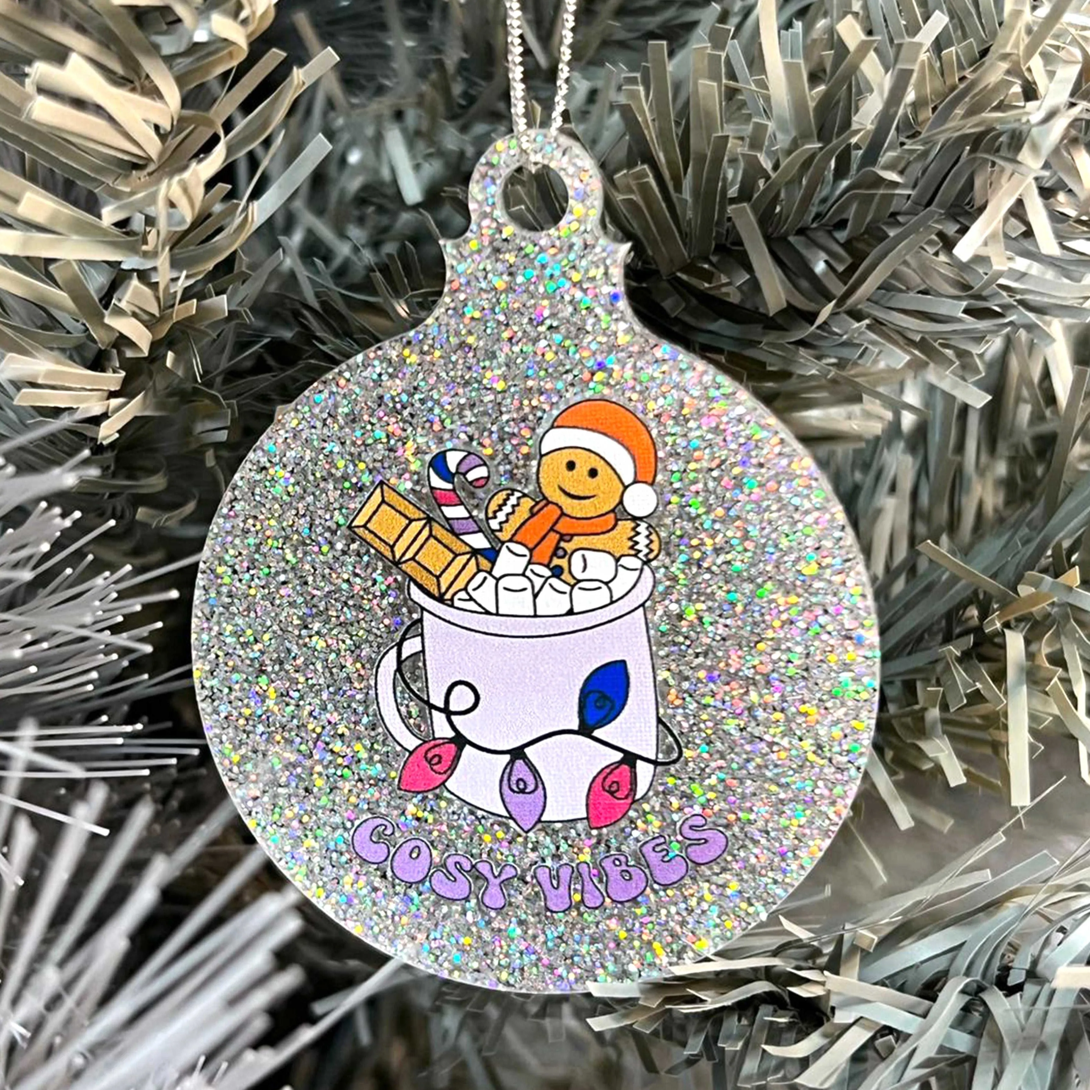 Transgender Cosy Vibes Subtle Christmas Bauble