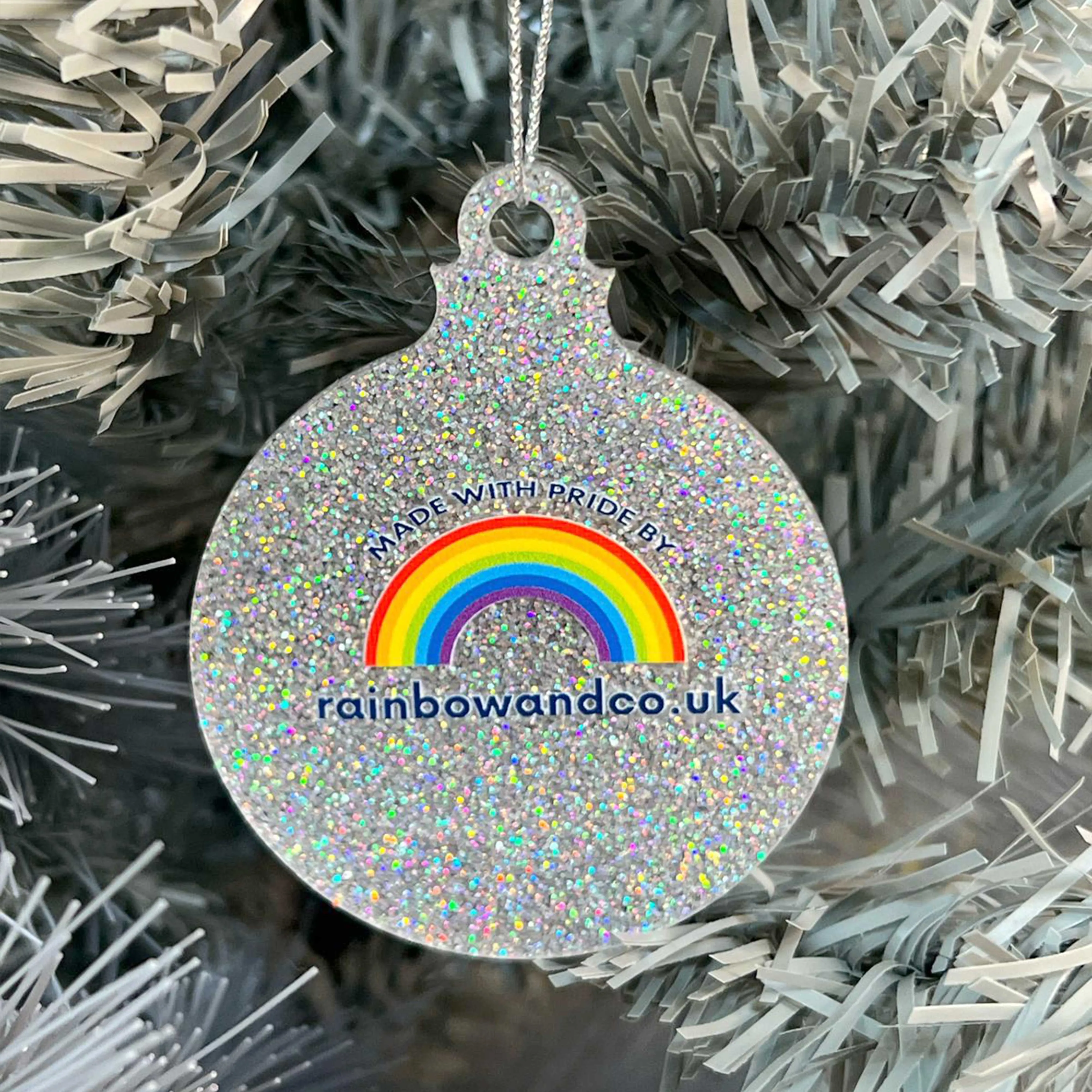 Transgender Cosy Vibes Subtle Christmas Bauble