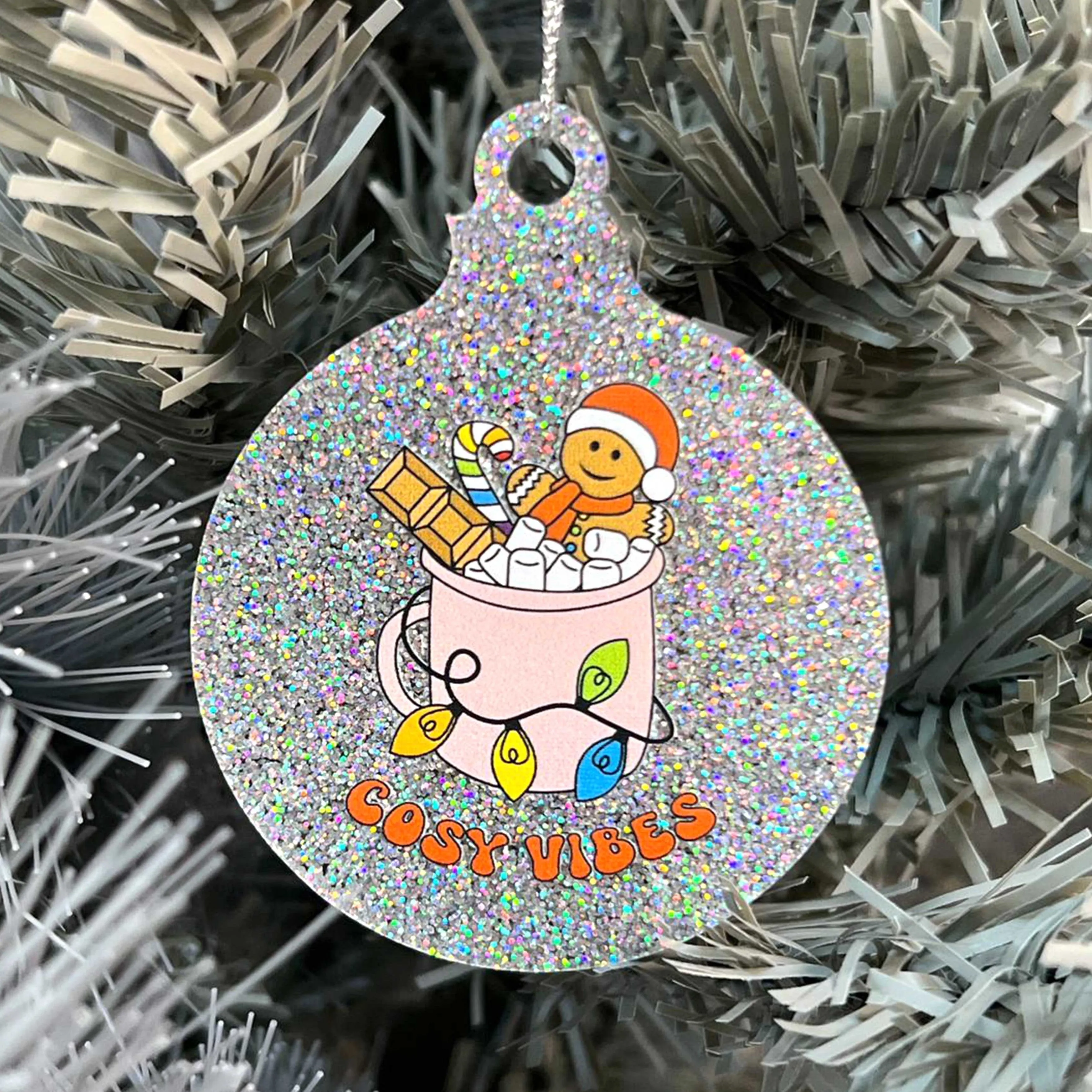 Transgender Cosy Vibes Subtle Christmas Bauble
