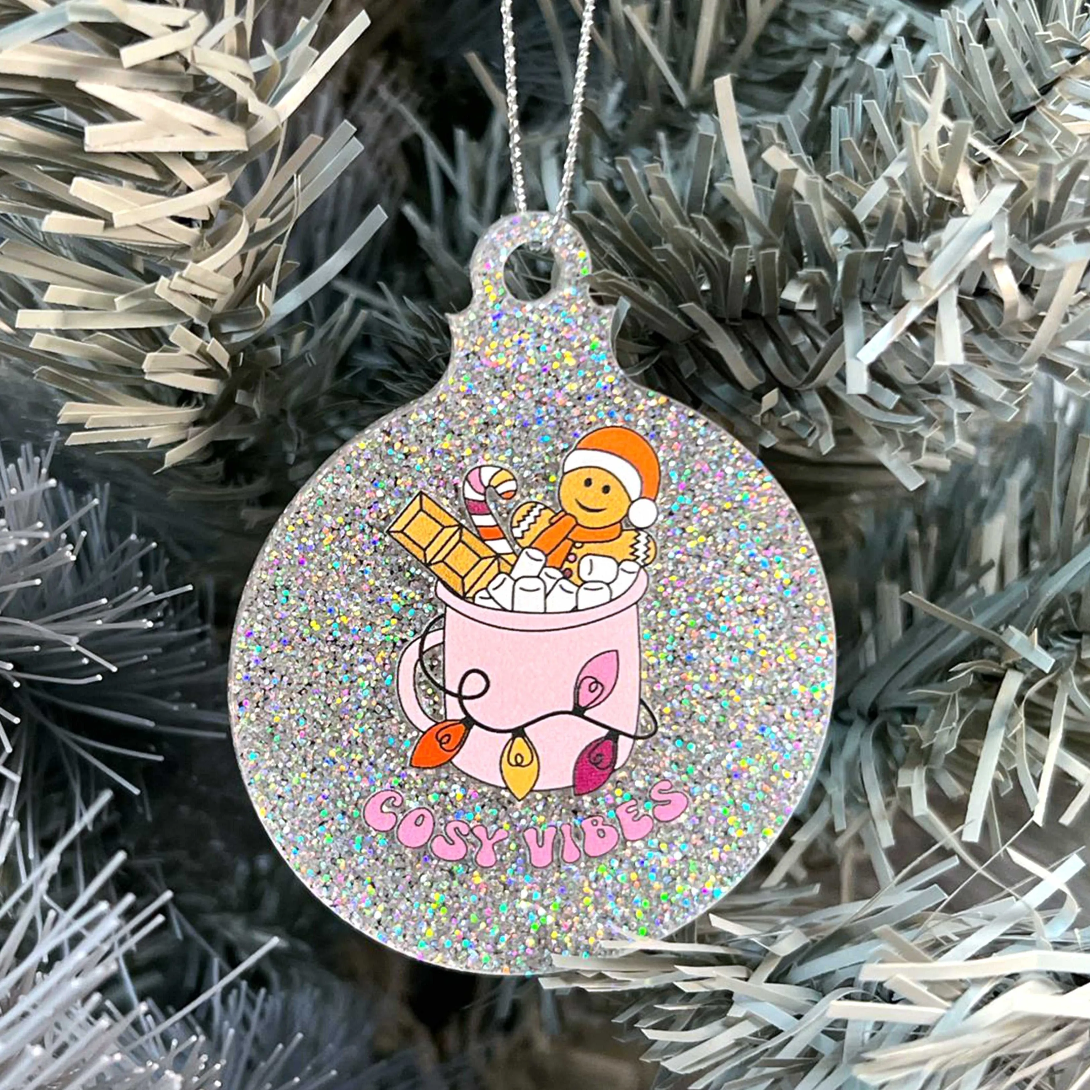 Transgender Cosy Vibes Subtle Christmas Bauble