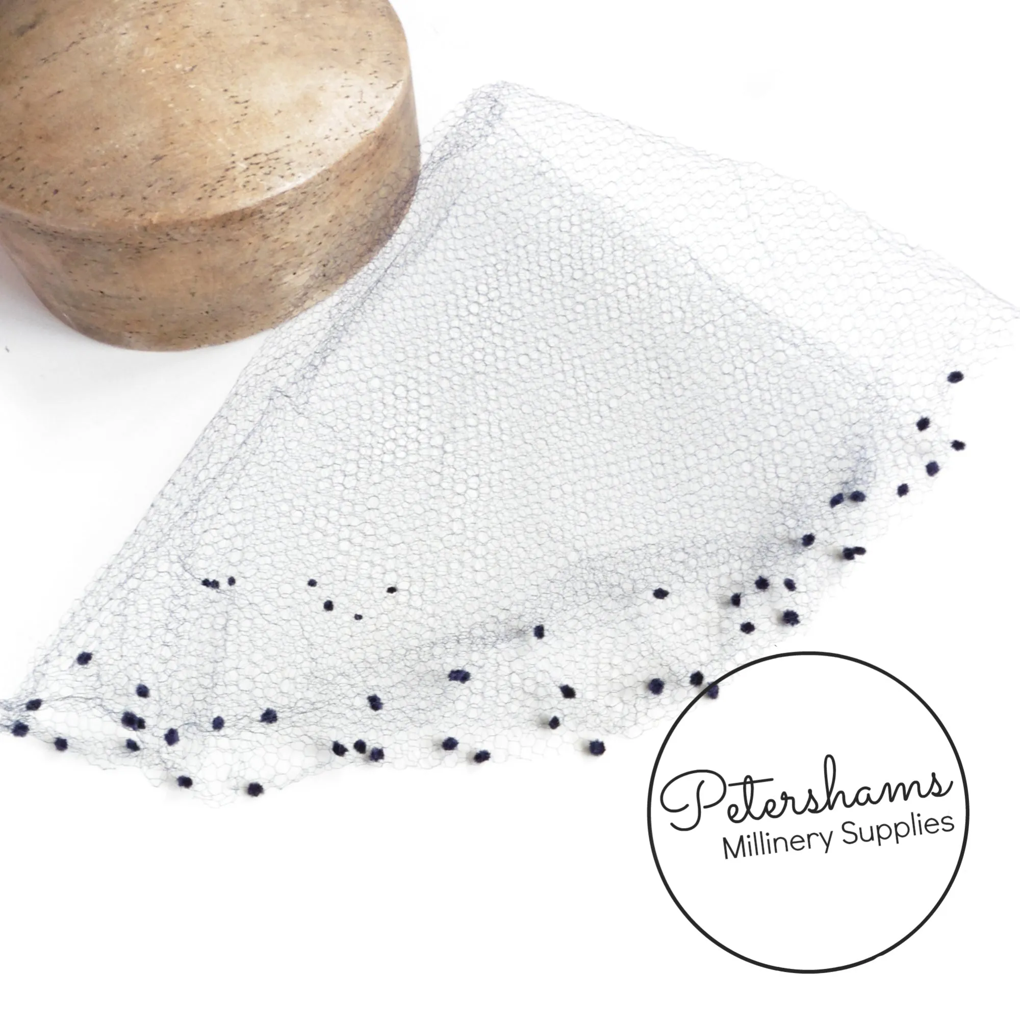 Vintage 1930's/40s Dotted Veiling Round - Eyelash