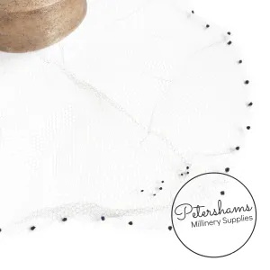 Vintage 1930's/40s Dotted Veiling Round - Eyelash